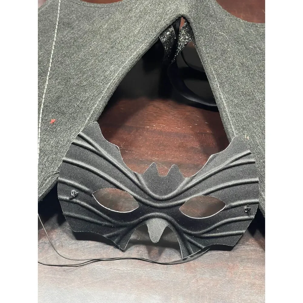 Unique Batman-Inspired Mask with Bat‎ Wings Halloween Costume Accessory